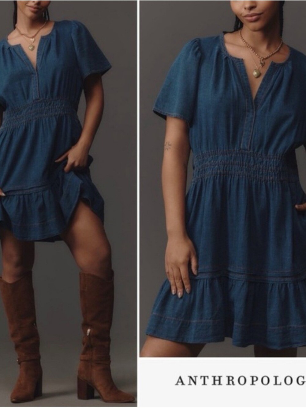 Somerset Mini Dress: Denim Edition 2XL
